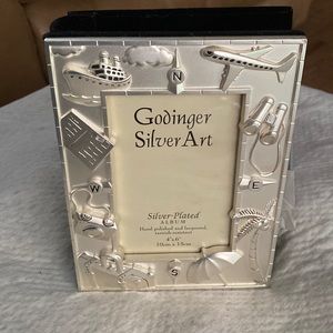 Godinger Silver Art silver-plated 4x6 album